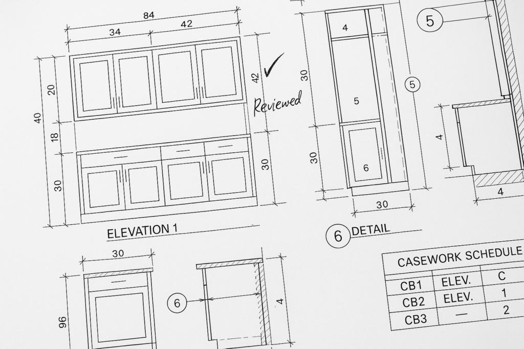 How architectural millwork drawings help avoid costly fabrication mistakes