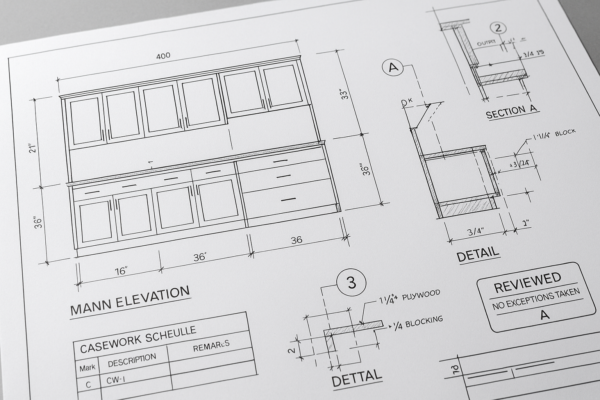How MillworkIQ helps with casework shop drawings: what they include