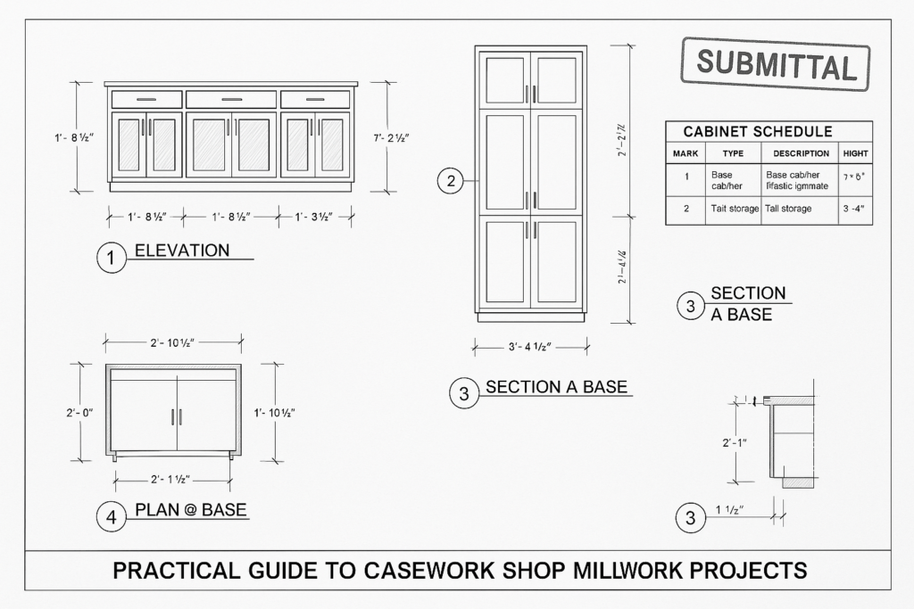 The practical guide to casework shop drawings for millwork projects