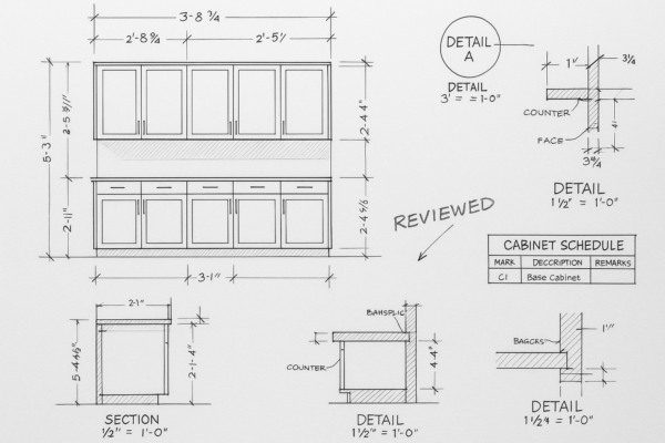 What GCs and architects need to know about cabinet shop drawings