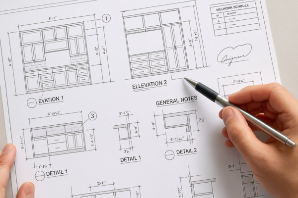 How MillworkIQ helps with custom millwork drawings: what they include