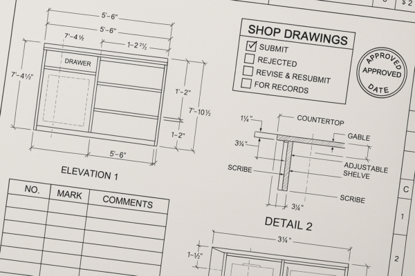 The practical guide to design intent drawings for millwork projects