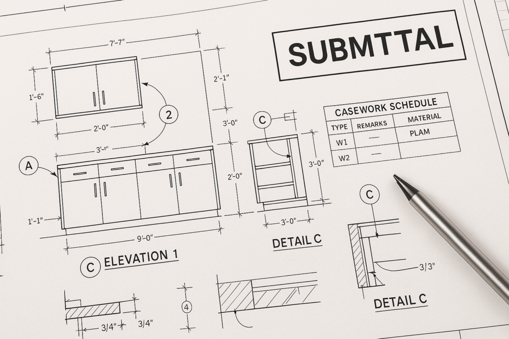 The practical guide to submittal drawings for millwork projects